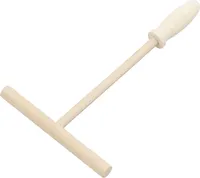 Pfannkuchenwender und -roller aus Holz zum Verteilen des Teigs, 24,5 cm
