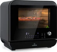 Klarstein 18 L Heißluftfritteuse, Airfryer mit Dampf- und Trocknungsfunktion, Schnelle Heissluftfriteuse XXL, Timer, 10 Programme, Air Fryer zum Luftfritieren, 2450W Fritteuse Heissluft ohne Fett