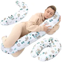 Stillkissen xxl Seitenschläferkissen Baumwolle - Pregnancy Pillow Schwangerschaftskissen Lagerungskissen Erwachsene 165x70 cm Afrika