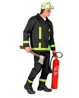 Feuerwehrmann Uniform Kostüm Größe: XL
