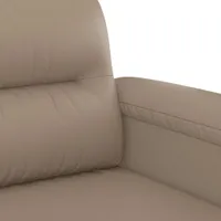vidaXL 2-Sitzer-Sofa Cappuccino-Braun 120 cm Kunstleder