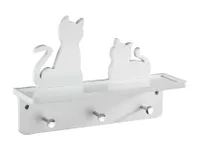 Wand-Garderobe Katzen
