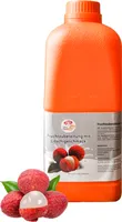 Fruchtsirup für Bubble Tee 2,5kg Litschi Konzentrat Sirup Bubble Tea Set Getränkesirup - egan Glutenfrei Alkoholfrei