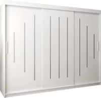 Kleiderschrank, Schiebetürenschrank Schlafzimmer, Schrank YORK 250 cm