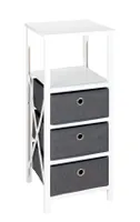 Regal mit 3 Schubladen, 85 x 35 x 34 cm, klappbar, WENKO