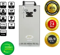 Zásobník K 40 Pivo vydávacej zariadenie 1 riadok pivo cez chladič, suchý chladič, 50 litrov / h, Green Line