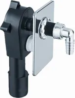 Haas 2074 Unterputz Siphon 40/50 für Waschmaschine Unterputz-Geräte-Siphon OHA