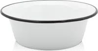 Karl Krüger 101401 Schüssel emailliert, weiß, Ø 40 cm