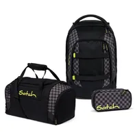 Satch Pack Dark Skate Schulrucksack Set 3tlg.