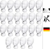 22 x FP Styroporkopf Multipack Standard weiss - Markenqualität