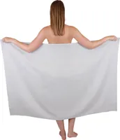 Betz XXL Duschtuch 100 x 150 cm BERLIN  Badetuch 100% Baumwolle Farbe – silbergrau