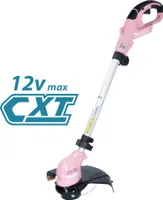 Makita UR 100 DZP Akumulatorowa podkaszarka 12 V maks. 260 mm różowa Solo - bez akumulatora, bez ładowarki