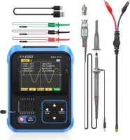 cyfrowy oscyloskop 3 w 1, generator sygnału funkcji testera tranzystorów, 2,4-calowy wyświetlacz TFT, częstotliwość próbkowania 10 MS/s, oscylometr o szerokości pasma 500 kHz