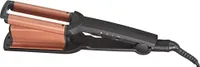BaByliss Deep Waves Welleneisen für definierte und große Mermaid Waves, Beach Waves und Festivalfrisuren, 3 Temperaturstufen von 160°C bis 200°C, Ionisierende Wirkung, Keramikbeschichtung, W2447E