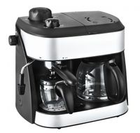 2in1 Espressomaschine Kaffeemautomat Milchaufschäumer Cappuccino NEU*37467