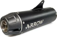 ARROW REBEL Sip-On stal nierdzewna czarny z karbonową zaślepką do Honda CMX500 Rebel rok modelowy 2017-2022