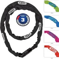 Zámek Abus Steel-O-Chain 4804C/75 - řetězový, na kód, růžová