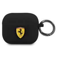 Ferrari FEA3SILBK AirPods 3 puzdro čierne / čierny silikón