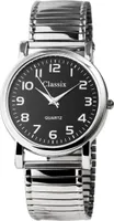 Classix Herren – Uhr Armbanduhr Zugarmband Metall Analog Quarz 2700008-001