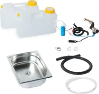 12 Volt Reiseküche Technikset Spülbecken Campingküche Wohnwagen Wohnmobil Camper