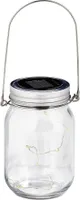 relaxdays LED Solar Glas 2er Set