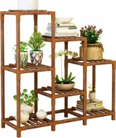 HOLZBLUMENBEET, STÄNDER, PFLANZENREGAL, BLUMEN Blumentisch für Garten