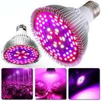 E27 100W LED Pflanzenlampe UV IR Full Spectrum Grow Light Lamp Wachsen Licht DE 