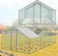 3x6x2m kurník pre kurčatá pozinkovaná klietka pre králiky klietka pre hydinu PE strecha