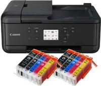 Canon Pixma TR7650 Multifunktionsdrucker mit 10 kompatiblen Patronen