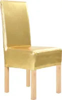 Naťahovacie návleky na stoličky 6 ks zlaté