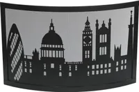 Funkenschutz / Funkenschutzgitter Lienbacher London schwarz 75x48cm