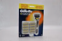 Gillette Fusion5 ProSchild Rasierer für Männer, 9 Ersatzklingen