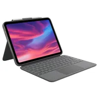 Logitech Combo Touch for iPad (10th gen) - Tastatur und Schutzhülle - grau