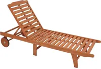 Zahradní lehátko Palm Springs Wood Garden Lounger Nábytek Relax Lounger