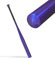 relaxdays Blauer Baseballschläger aus Aluminium