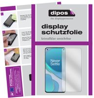 2x OnePlus 8T Schutzfolie klar Displayschutzfolie Folie Display Schutz dipos