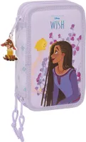 Trojitý peračník Wish Purple 12,5 x 19,5 x 5,5 cm (36 kusov)