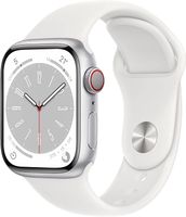 Apple Watch Series 8 Aluminium Cellular 45mm silber (Sportarmband weiß) *NEW*