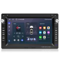 7 Zoll Carplay Android 12 Autoradio GPS Navi FM WIFI BT DAB+ SWC Für VW Polo 9N Golf Jetta MK4 Passat B5 T5 1GB+32GB