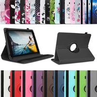 Tablet Hülle Medion Lifetab P10752 Tasche Schutzhülle Schutz Cover 360° Drehbar, Farbe:Schwarz