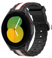 Strap-it Samsung Galaxy Watch 5 - 40mm Special Edition Armband (Schwarz/Weiß)
