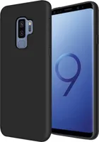 Silikónový kryt pre Samsung Galaxy S9 Plus ochranný kryt matný čierny zadný kryt kryt mobilného telefónu