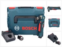 Bosch Professional GWB 12V-10 Akku Winkelbohrmaschine 12 V + 1x Akku 2,0 Ah + Ladegerät + L-Boxx