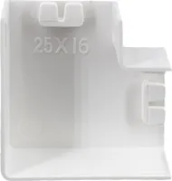 10x yourDroid Kabelkanal L-Stück 25x16 weiss