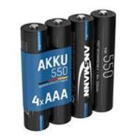 ANSMANN Akku Micro AAA, 550mAh NI-MH 1,2V, 4 Stück