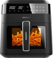 Cecotec 04340 Friteuse Single 6 L Unabhängig 1300 W Heißluftfritteuse Schwarz