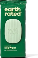 Feuchttücher für Haustiere Earth Rated Parfümfrei (60 Stücke)