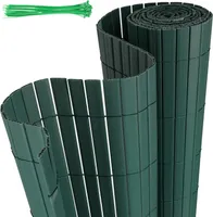 Jopassy PVC Sichtschutzzaun Sichtschutzmatte Gartenzaun Sichtschutz Windschutz für Balkon &Terrasse, Grün 120x400cm