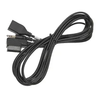 vhbw Aux Adapter-Kabel Klinke USB OTG kompatibel mit KFZ Auto Radio zB von  Alfa Romeo, Alpine, Audi, BMW, Chevrolet, Citroen, Dacia, FIAT Ford, Honda