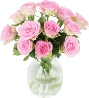 Rosa Rosen - Süße Rosen -  Rosa Rosen im Briefkastenpaket - Blumenstrauß